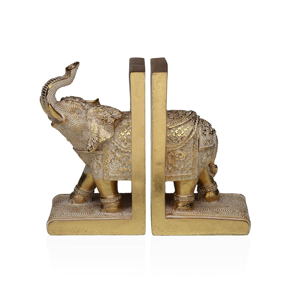 Bokstöd Elefant i guld