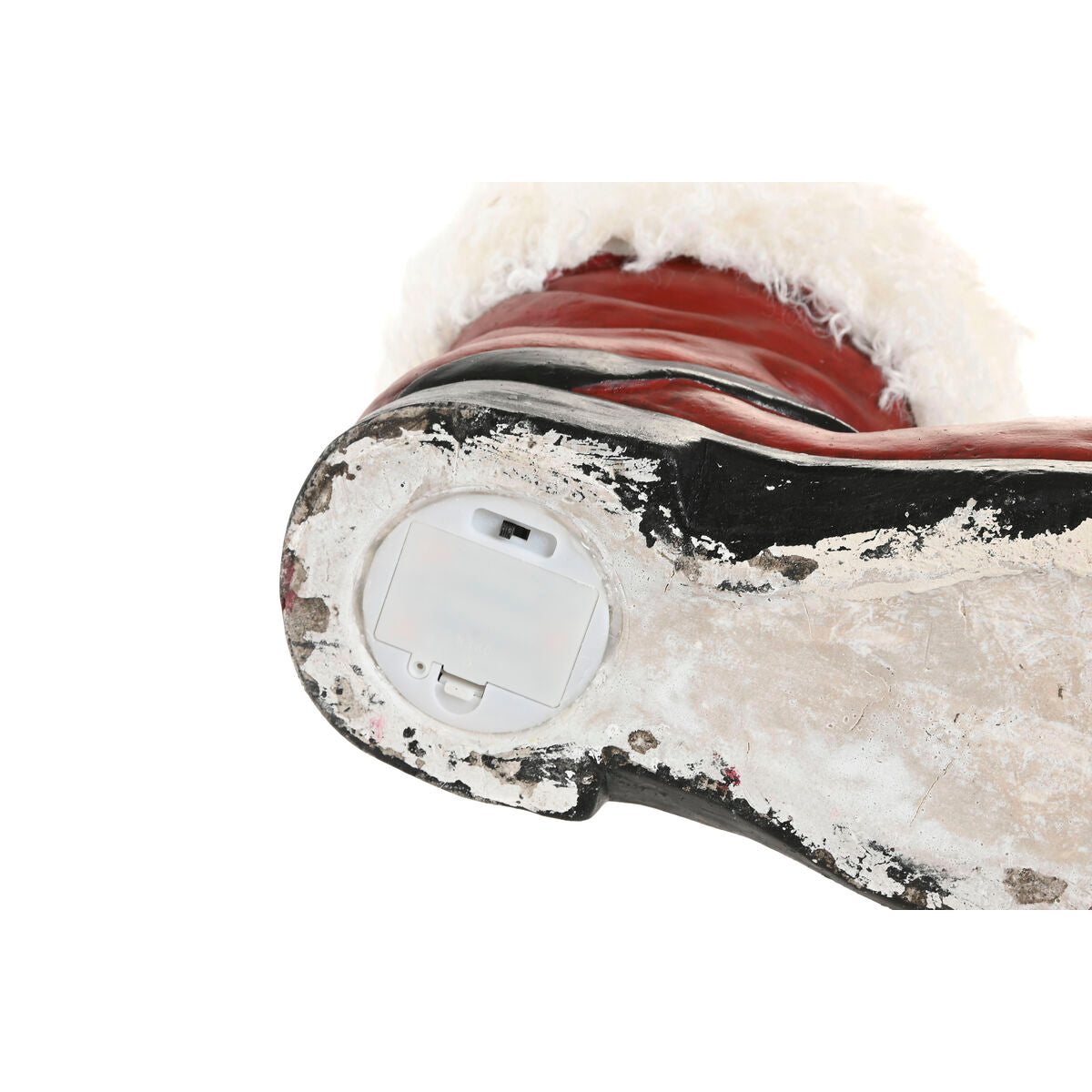 LED-belyst julstövel 29x16,5x33,5 cm