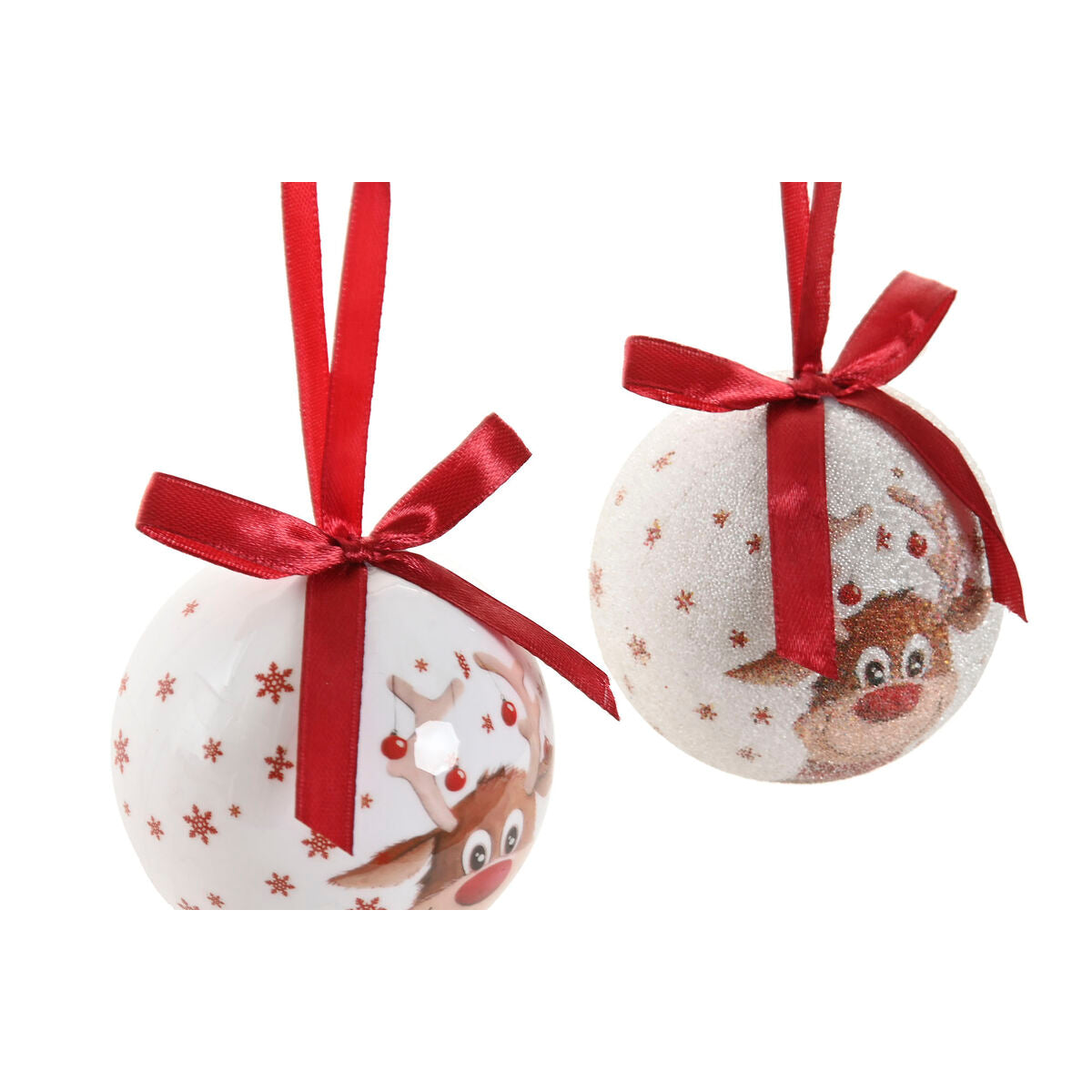 Julkulor med Rudolf-motiv 14-pack