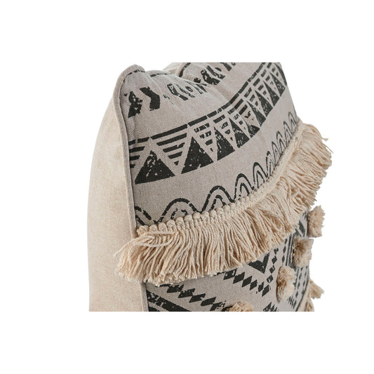 Boho-kudde i polyester och linne