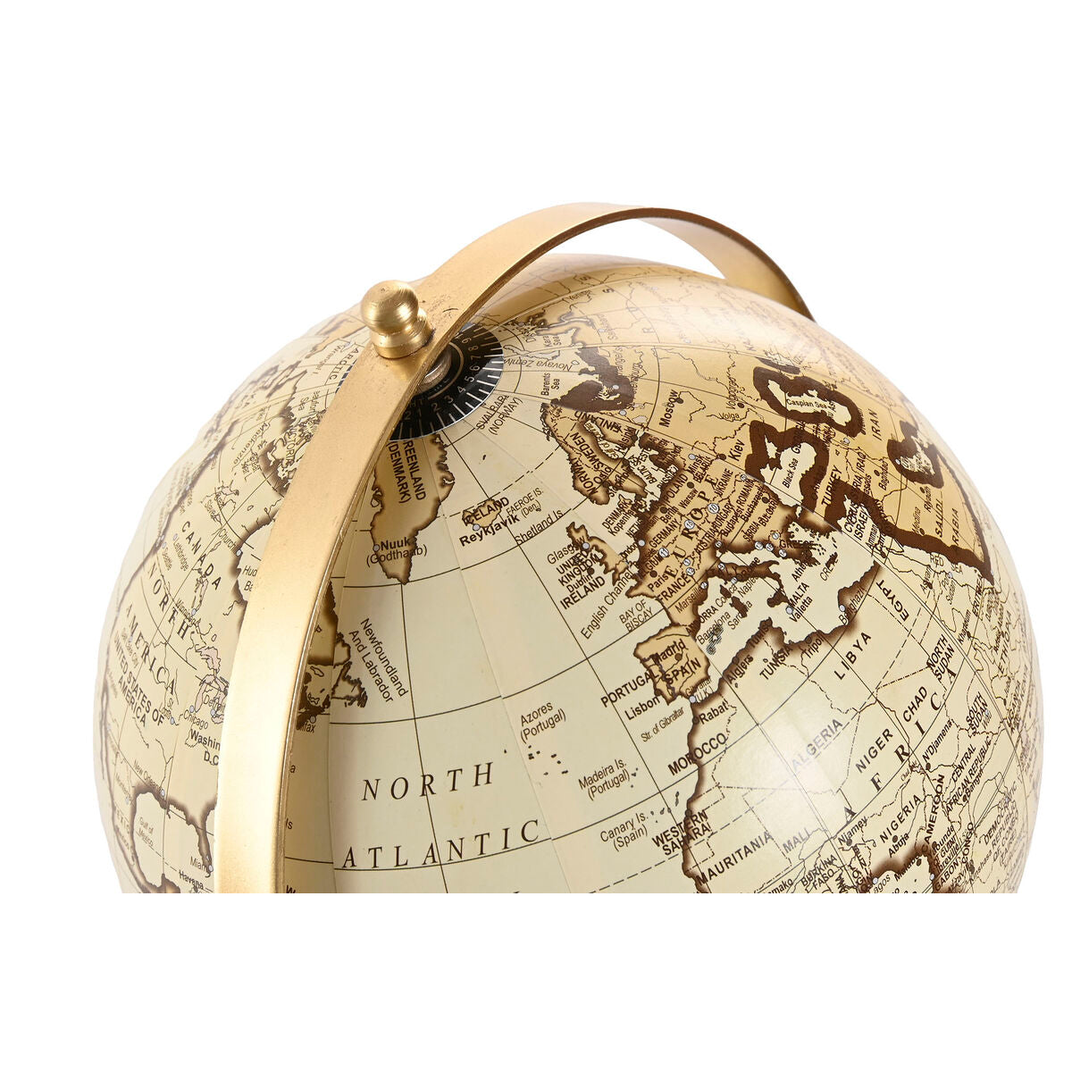 Jordglob i guld Colonial design
