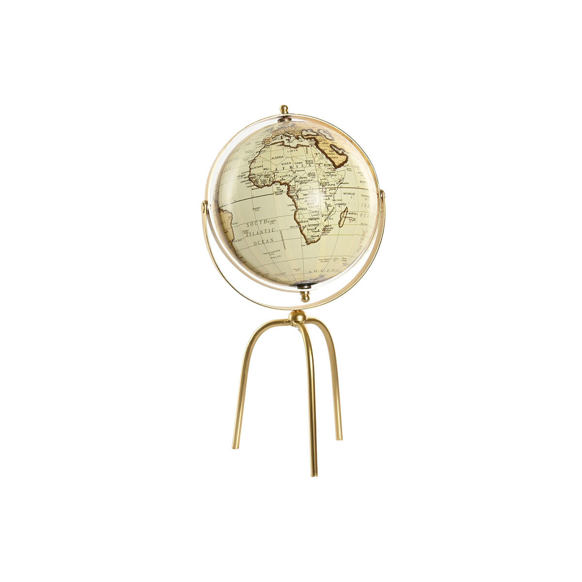 Jordglob i guld Colonial design