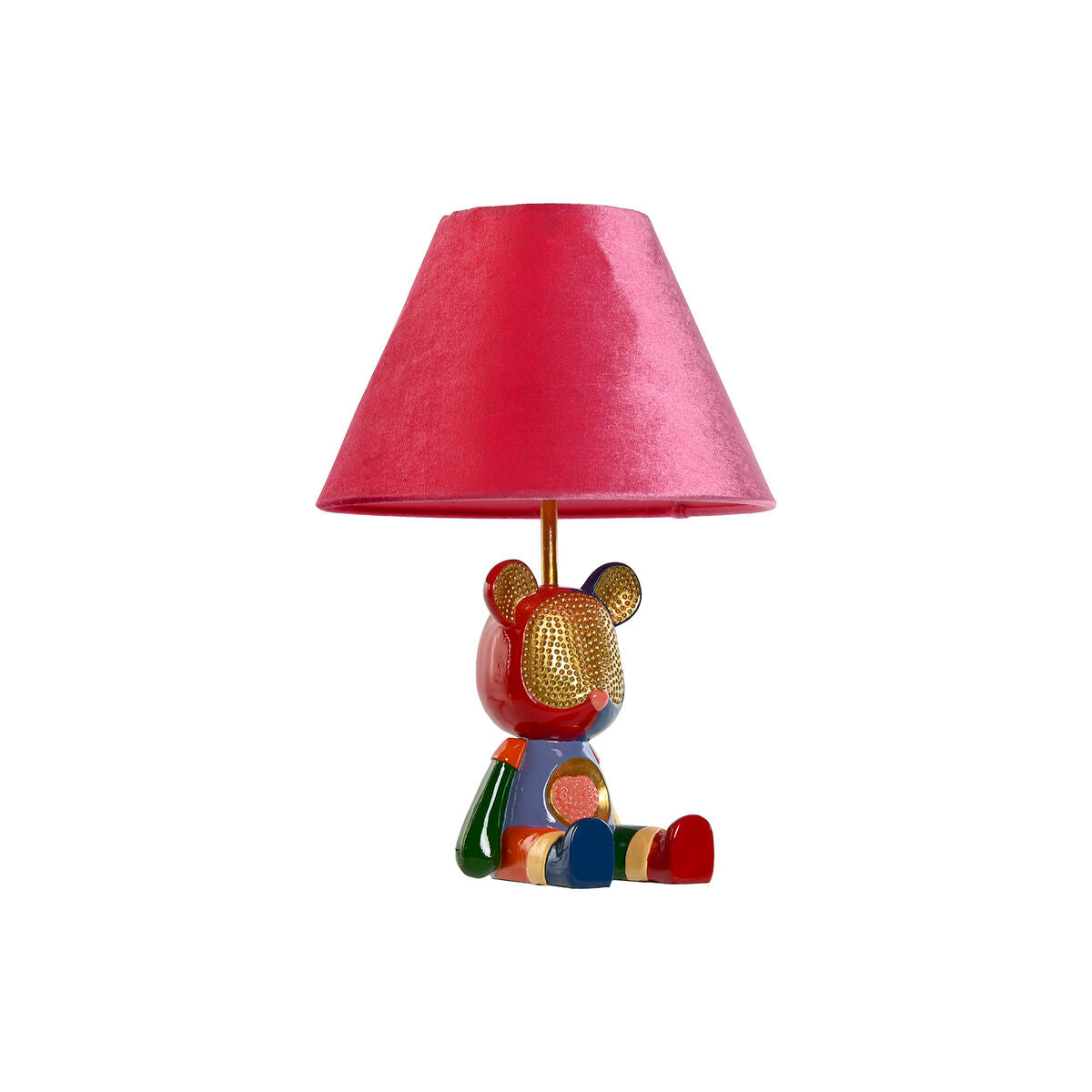 Bordslampa Nalle Multicolour Resin & Sammet