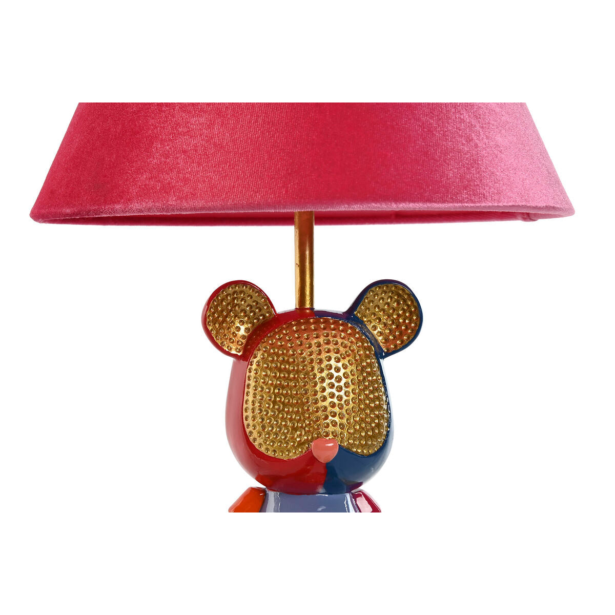 Bordslampa Nalle Multicolour Resin & Sammet
