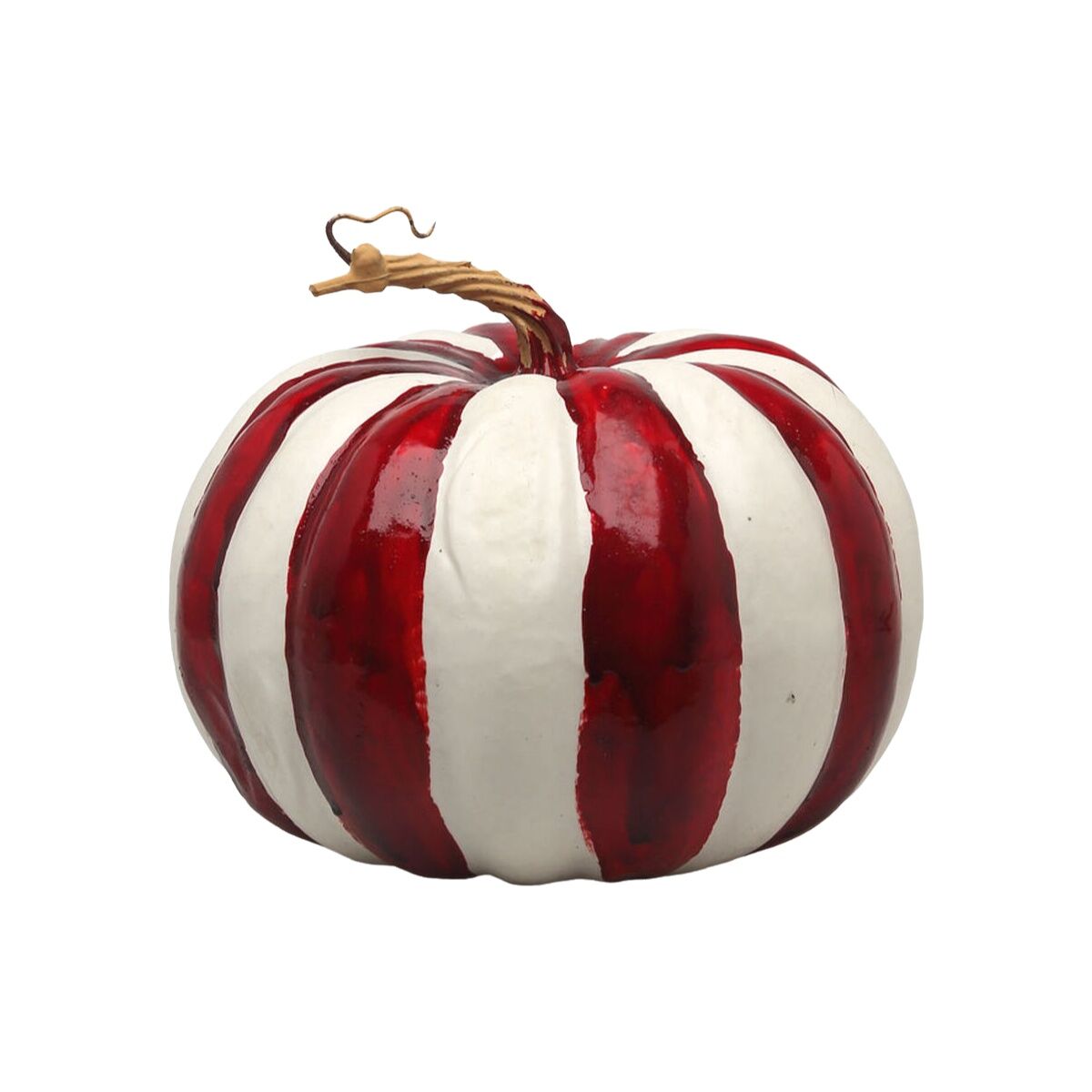 Halloween Pumpa i vitt & rött