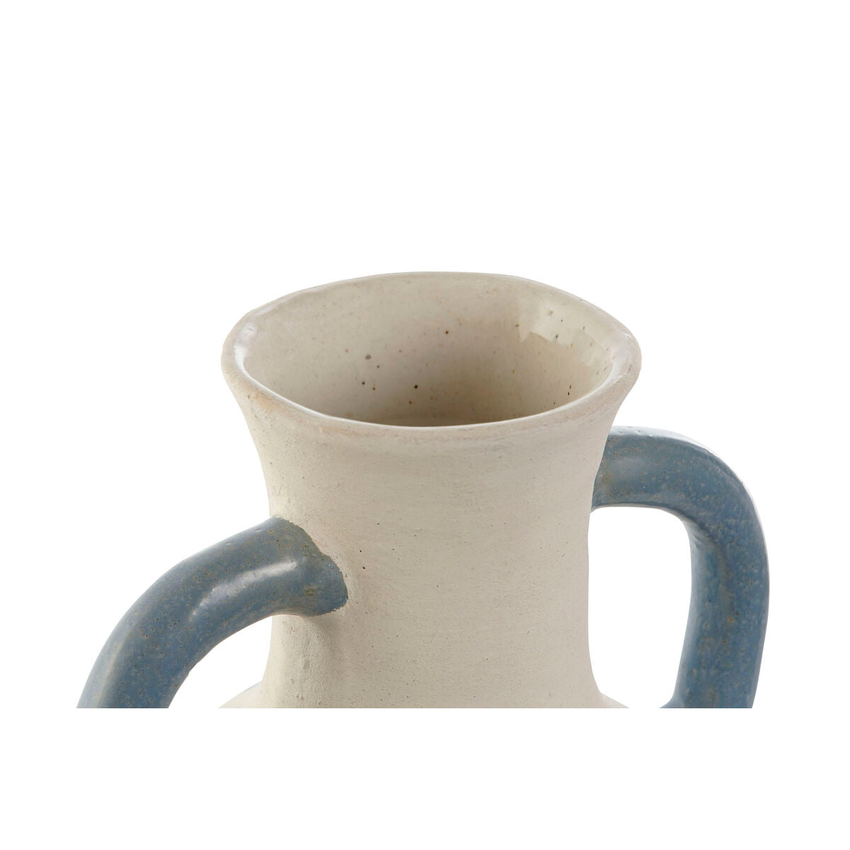 Vas Blå och Beige Keramik