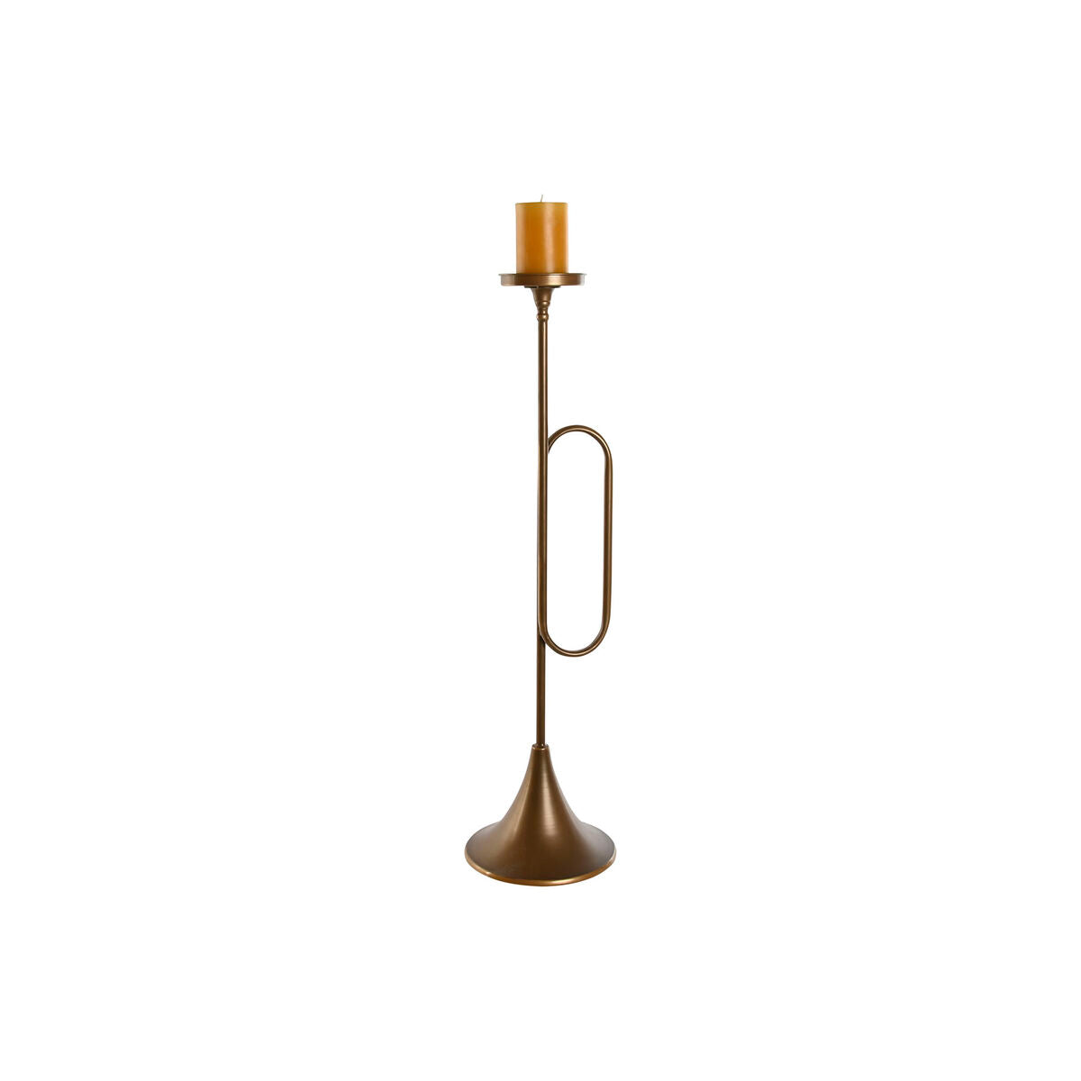 Ljusstake Guld 21 x 21 x 78 cm