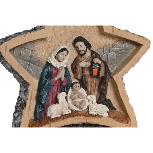 Vacker julkrubba i resin