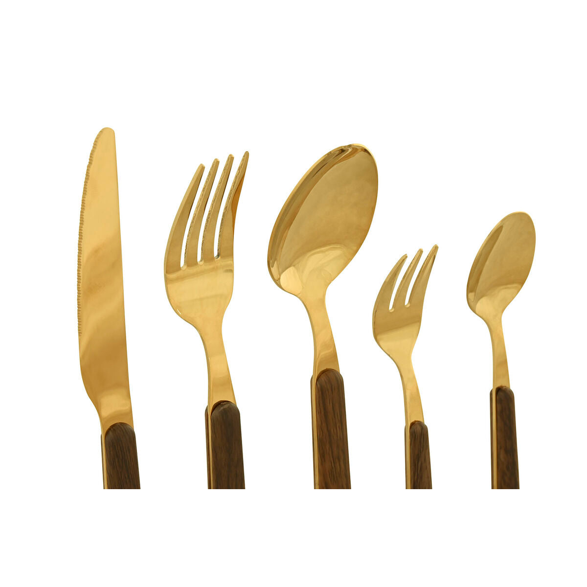 Bestickset Brun & Guld, 20 delar