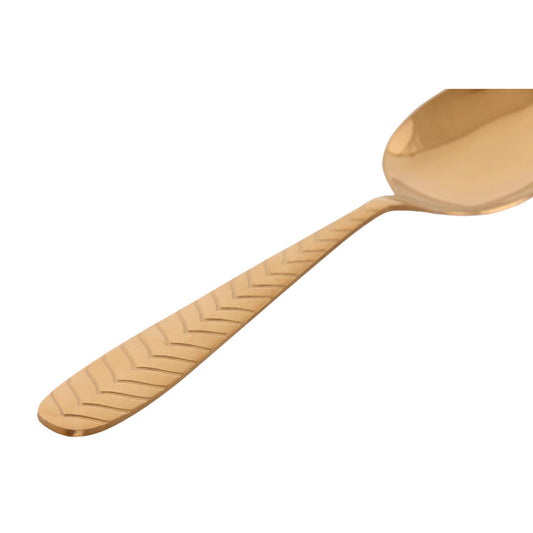 Bestickset Guld, 16 delar i rostfritt stål