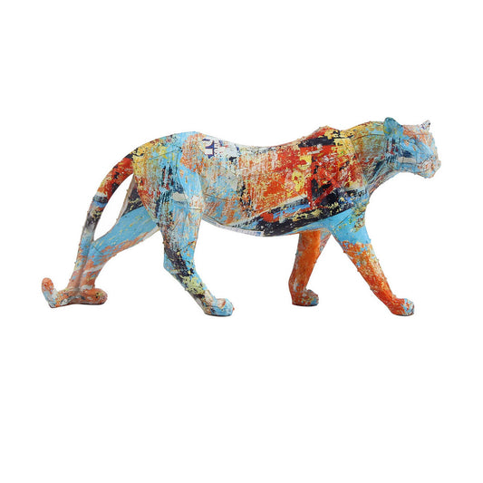 Dekorationsfigur Leopard multicolor