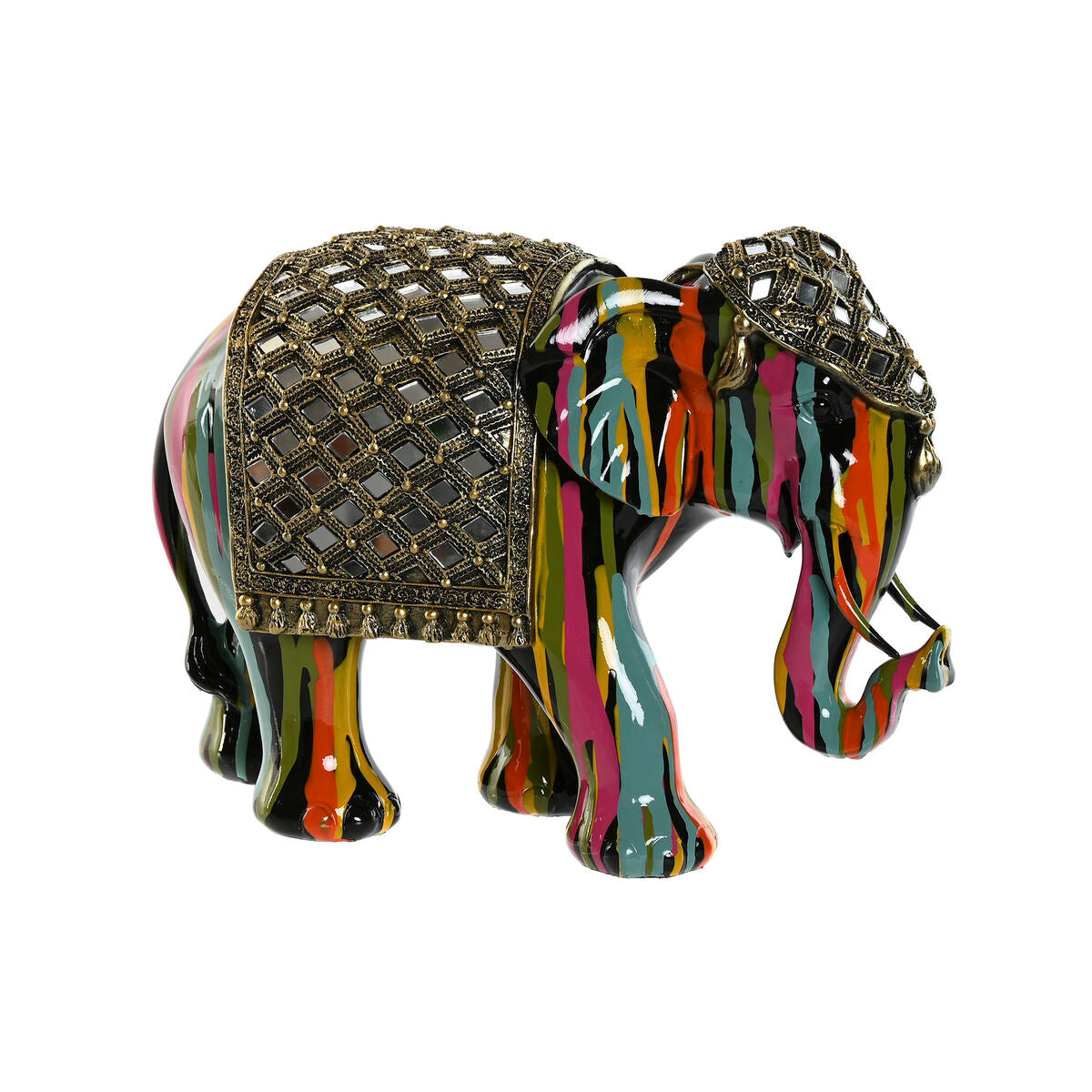Dekorationsfigur Elefant i Resin 31 x 14 x 22 cm