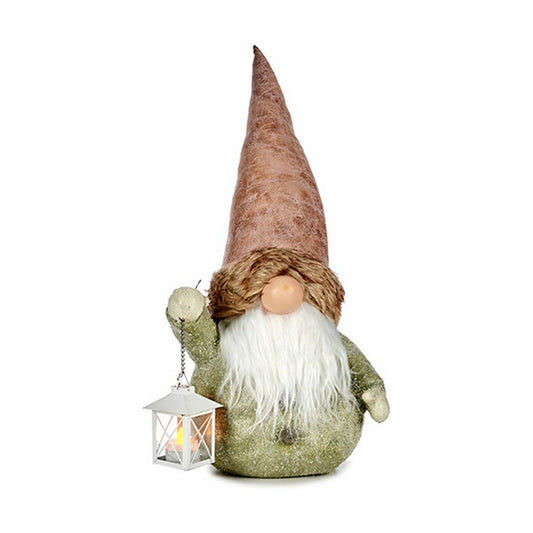 Batteridriven tomte med lykta