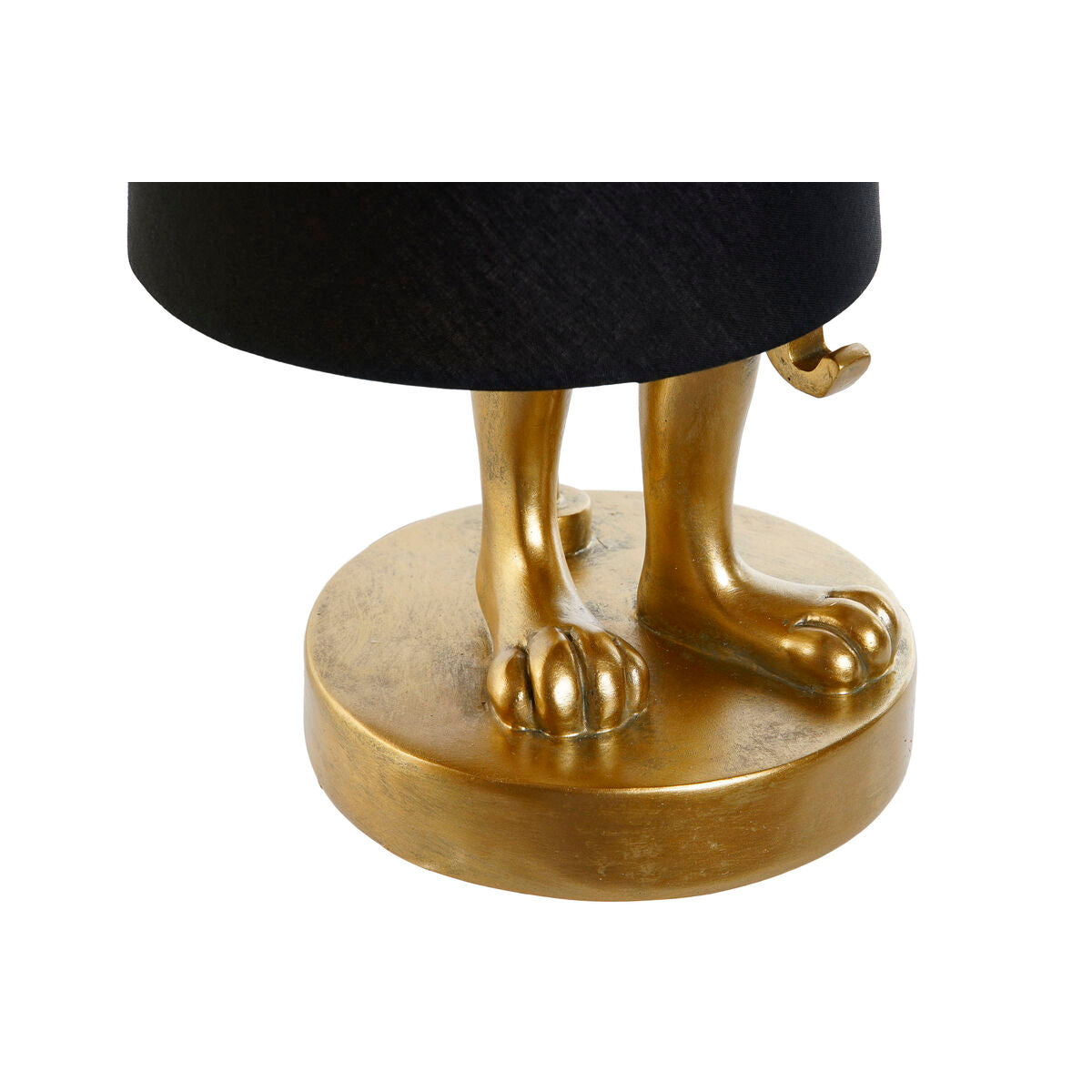 Bordslampa Kanin Svart & Guld i resin