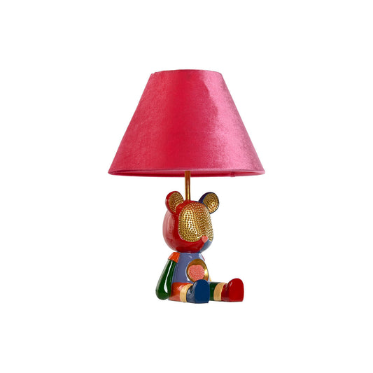 Bordslampa Nalle Multicolour Resin & Sammet