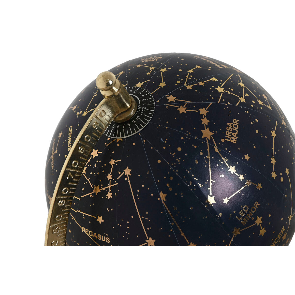 Jordglob Vintage Blå & Guld 15 x 15 x 24 cm