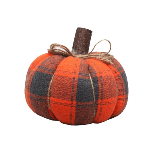 Halloween Dekoration Tygpumpa orange