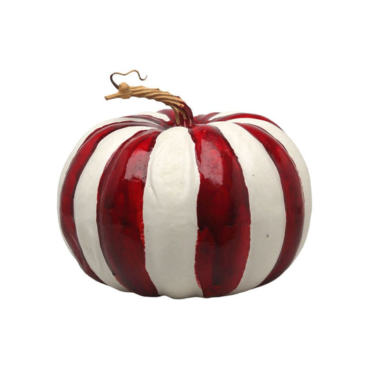 Halloween Pumpa i vitt & rött