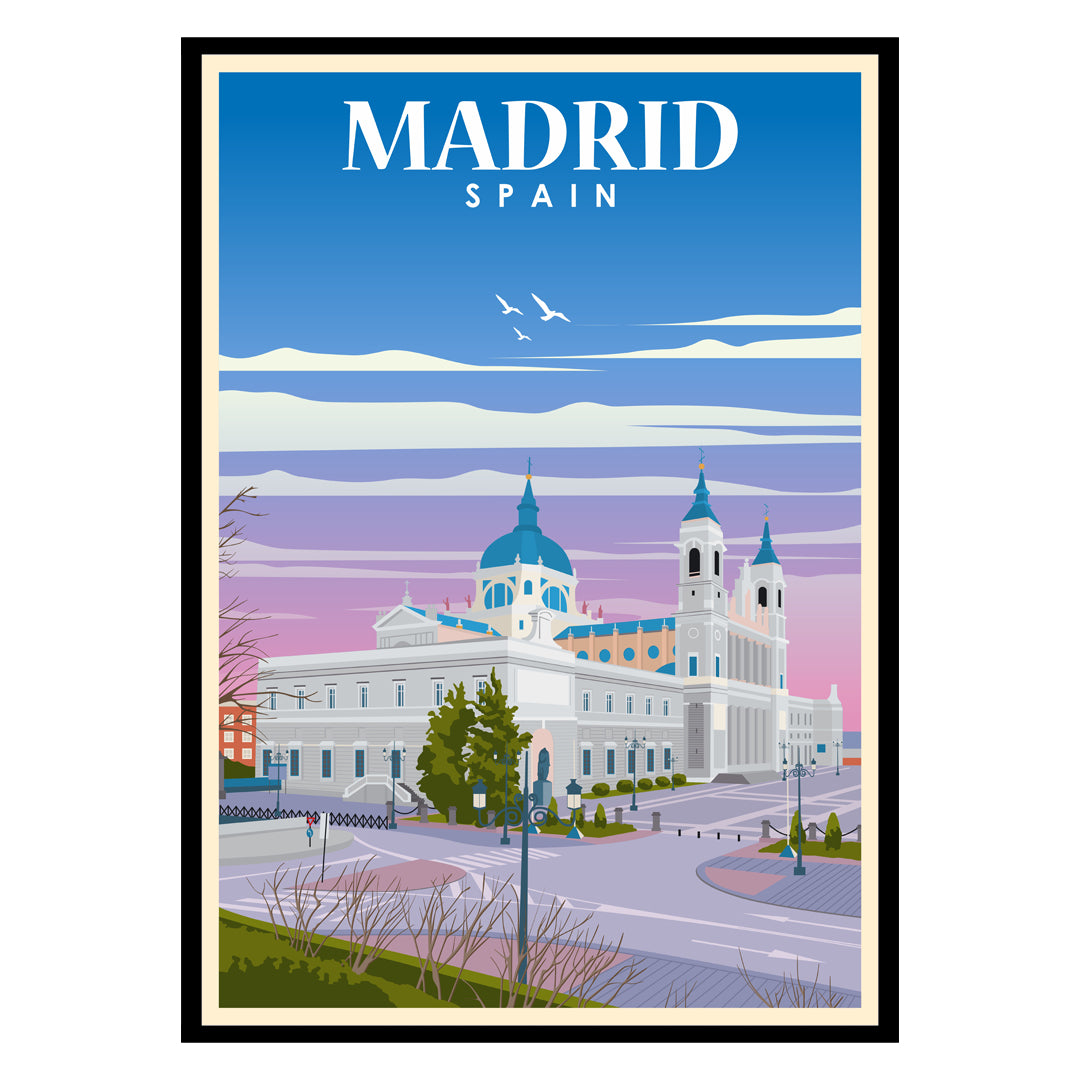 Madrid Spain Poster-0
