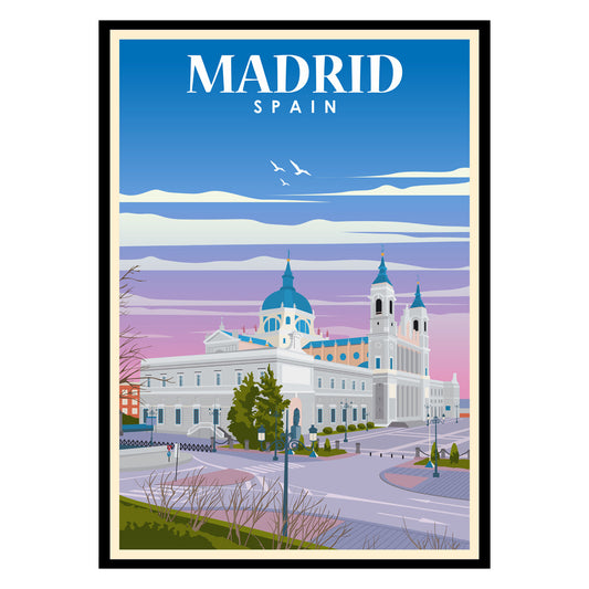 Madrid Spain Poster-0