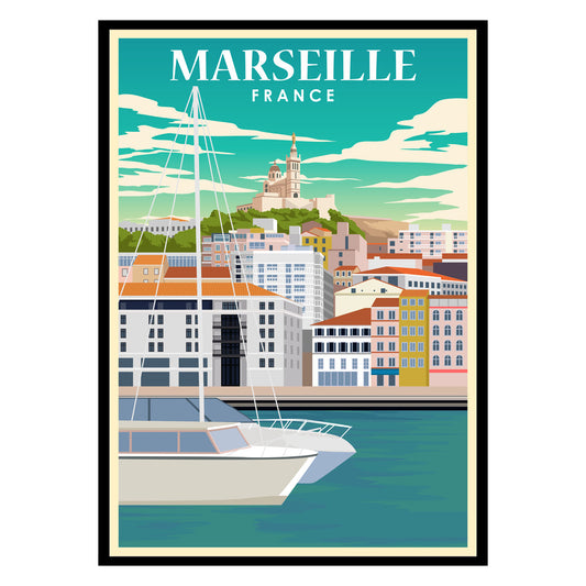 Marseille France Poster-0