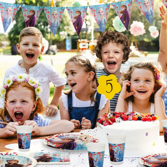Partyset Frozen – 66 delar för barnkalas