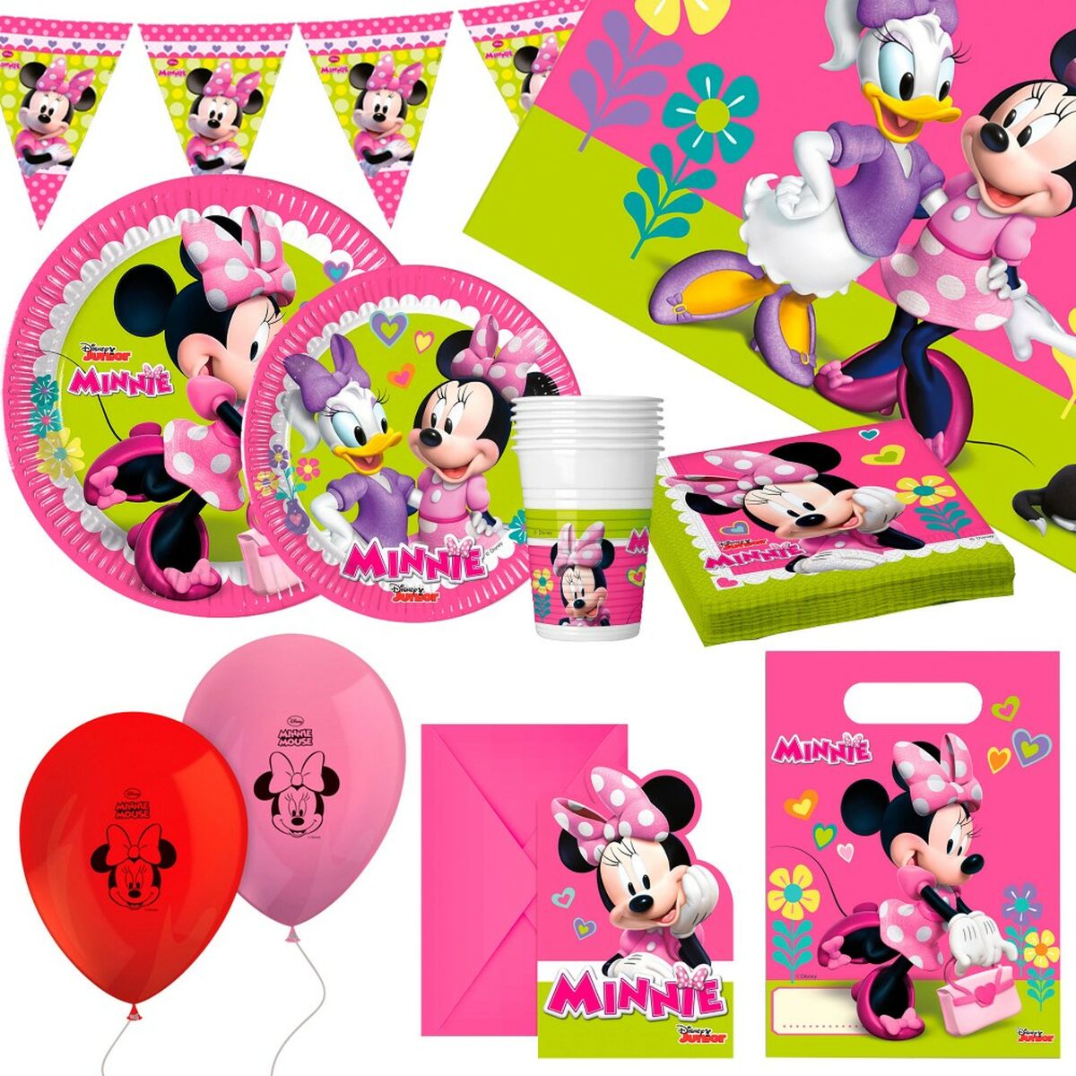 Partyset Mimmi – 66 delar för barnkalas