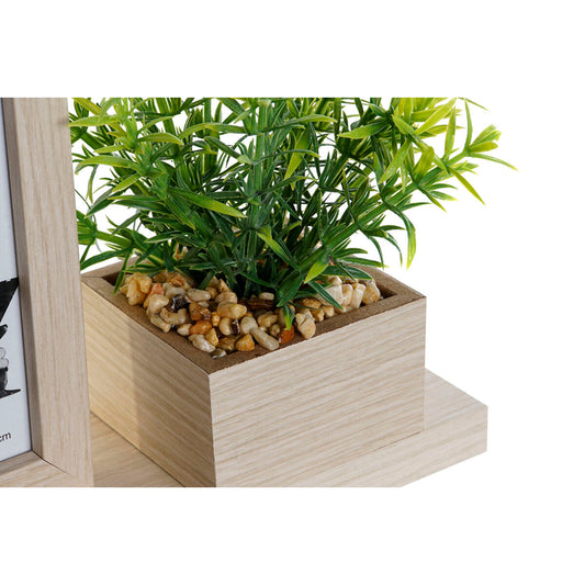 Fotoram med dekorativ växt 25x7x19 cm