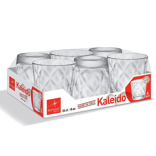 6-pack Glas Bormioli Rocco Kaleido 250 ml