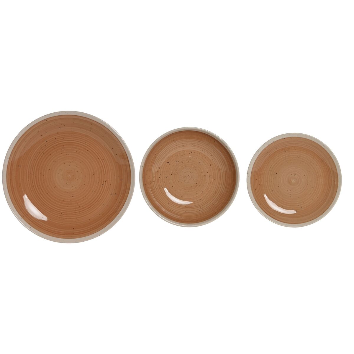 Servis Vit/Orange – 18 delar i stengods