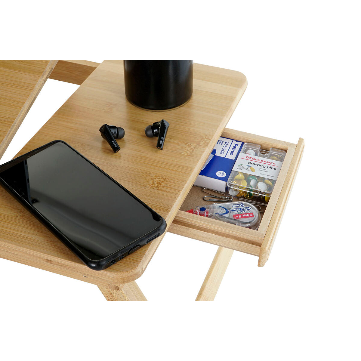 Justerbar Laptopbricka i Bambu